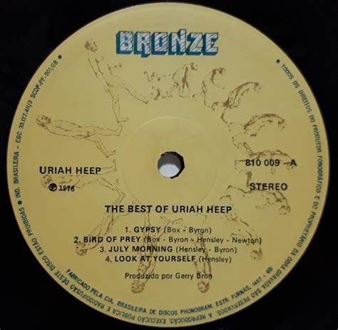 Lp Uriah Heep The Best Of 1976 Vinil Mercado Livre