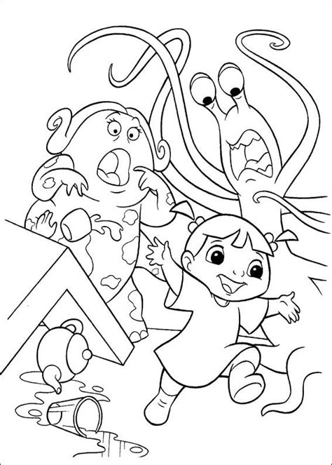 Monster inc coloring pages of sulley and mike. Monsters Inc Coloring Pages - Best Coloring Pages For Kids