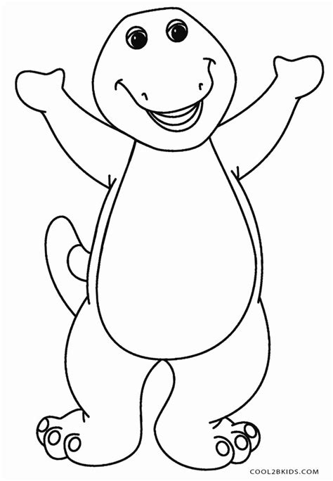 Desenhos de Barney para colorir Páginas para impressão grátis