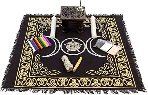 Alternative Imagination Deluxe Wiccan Altar Supply Kit Featuring