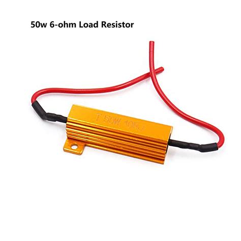 2pcs 50w 6 Ohm Load Resistor Fix Led Bulb Fast Hyper Flash Turn Signal