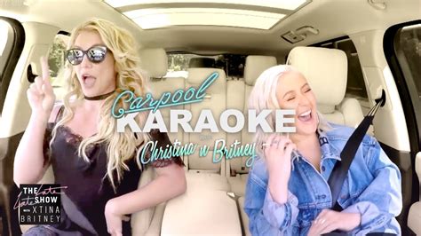 Christina Aguilera And Britney Spears Carpool Karaoke Youtube
