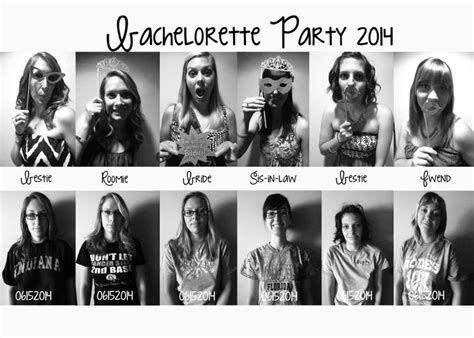 bachelorette party before and after photo