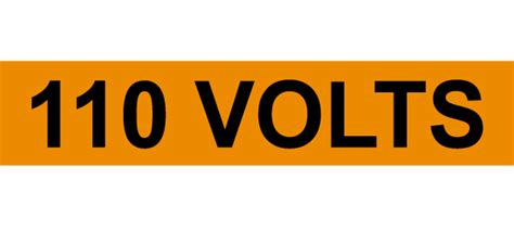 110 Volts Marker Save 10 Instantly