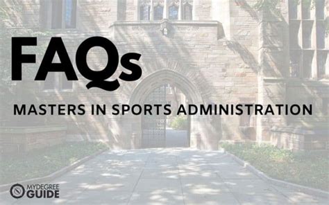 55 Best Online Masters In Sports Administration 2024 Guide
