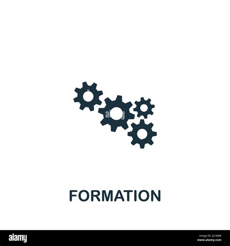 Formation Icon Monochrome Simple Icon For Templates Web Design And