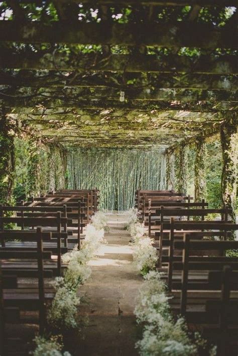Forest Inspired Fairytale Wedding Ceremony Ideas Wedding Aisle