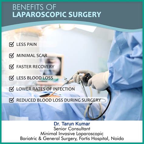 Dr Tarun Kumar Surgeon Benefits Of Laparoscopy Surgery