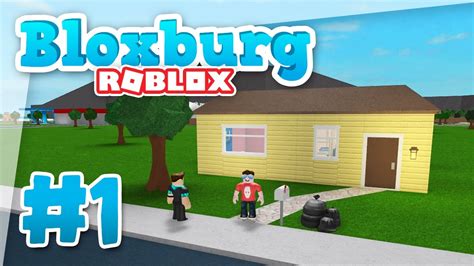 Bloxburg 1 Brand New Home Roblox Welcome To Bloxburg Youtube