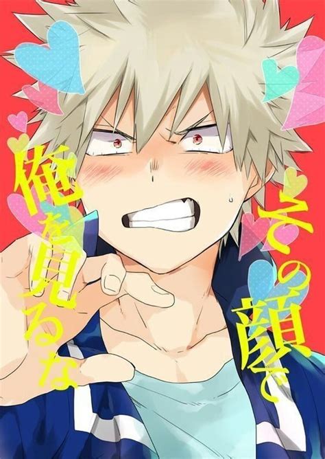 93 Blushing Cute Katsuki Bakugou Fanart Amaru Xochitl