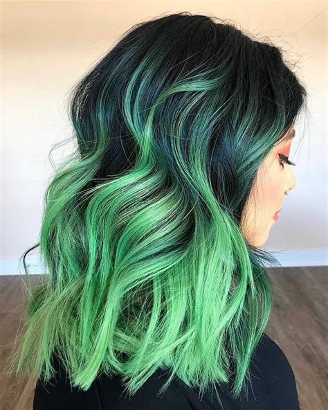 17 Green Hair Color Ideas That Will Make You Green With Envy In 2022