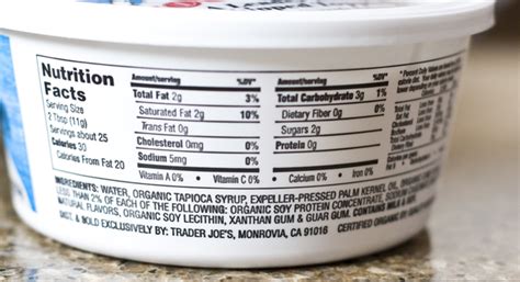 Cool Whip Nutrition Label Pensandpieces