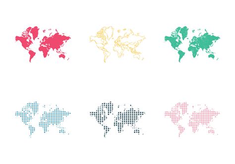 Free World Map Vector Illustration Download Free Vector Art Stock