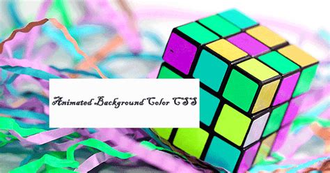 Beautiful Animated Background Color Css For Your Website ...