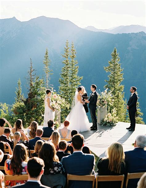This Couple Tied The Knot On A Magnificent Mountaintop In Aspen