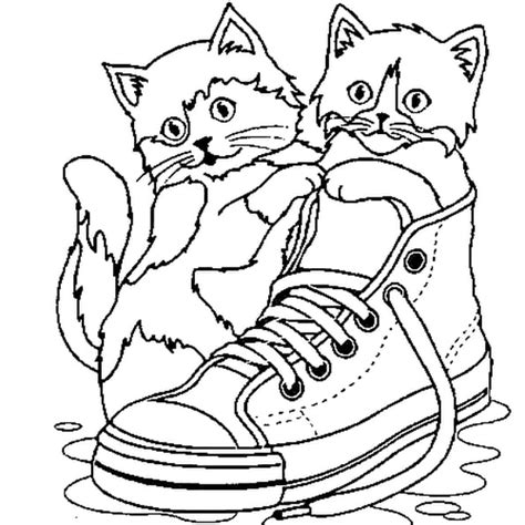 PETIT CHAT  Coloriage petit chat en Ligne Gratuit a imprimer sur