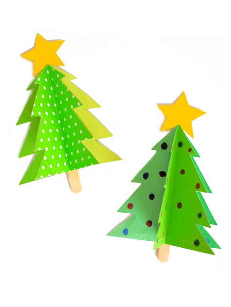 Easy Christmas Tree Craft For Toddlers With Free Printable High