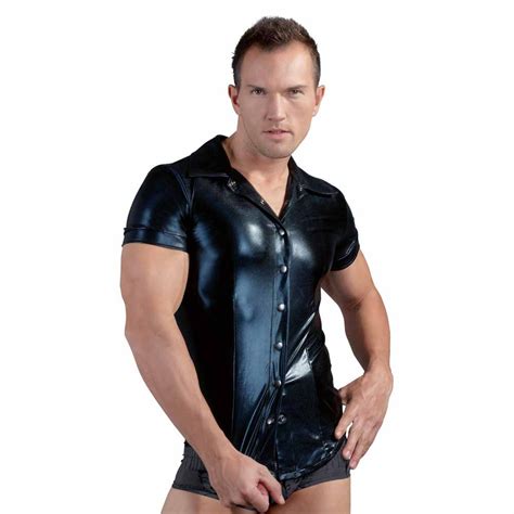 Latex Rubber Be Customized Good Body Sexy Leather Costume Erotic Lingerie Fetish Wear For Men
