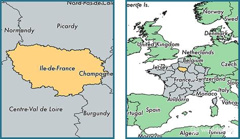 Literally isle of france) is the most populous of the eighteen regions of france. Where is Ile-de-France metropolitan region? / Where is Ile ...