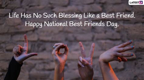 National Best Friends Day 2021 Wishes And Greetings Interesting Friendship Quotes Whatsapp