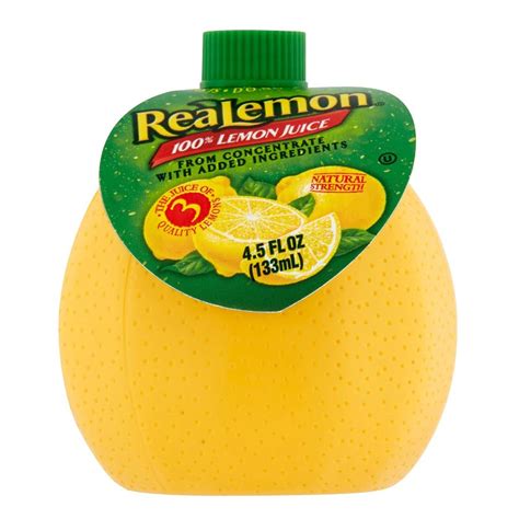 Real Lemon 100 Squeeze Juice 45oz Nimbus Imports