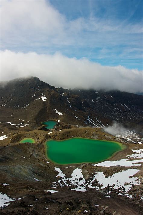 Emerald Lakes Tongariro National Park New Zealand By Phil