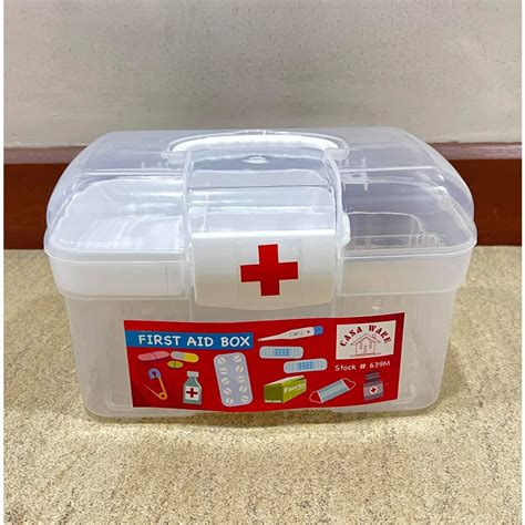 Medicine Kit First Aid Kit Storage Clear Box Shopee Philippines