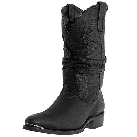 Dingo Western Boots Mens Amsterdam Slouch Black Di15240 Ebay