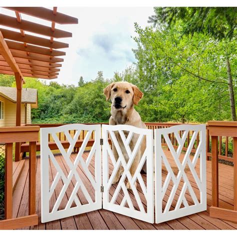 Participation and delivery area vary by store. Tucker Murphy™ Pet 3-Panel Lattice Design Wooden Free ...