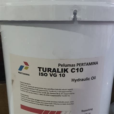 Jual Oli Hidrolik PERTAMINA TURALIK C 10 Pelumas Hidrolik Iso Vg 10