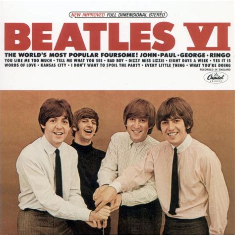 Image detail for -Beatles VI Album Cover | Great Album Covers