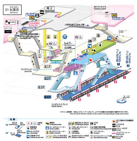 Akihabara｜route Map And Station Information Tsukuba Express