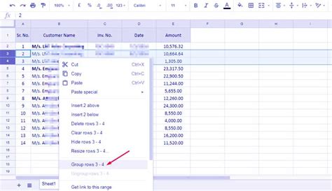 How To Group Rows And Columns In Google Sheets