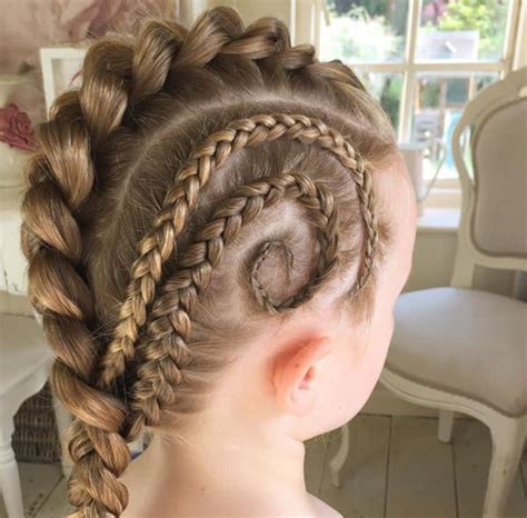 Pin By Surecitha Ojeda On Trenzas Little Girl Hairstyles Braids
