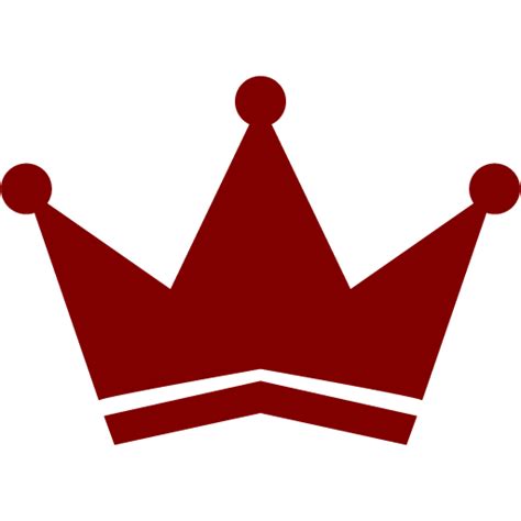 Maroon Crown 3 Icon Free Maroon Crown Icons