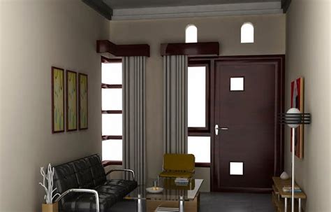 foto contoh desain modern minimalis ruang tamu rumah tipe