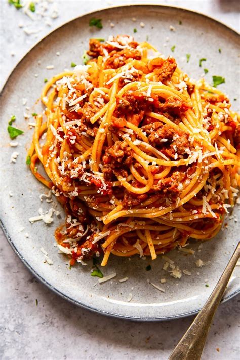 This Recipe For Traditional Spaghetti Bolognese Is A Tasty And