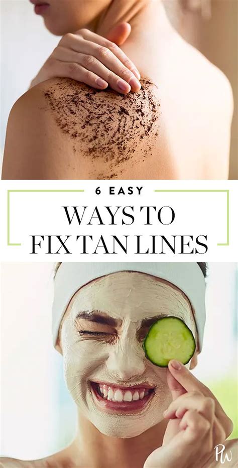 5 Easy Ways To Get Rid Of Weird Tan Lines Fast Tan Lines Tanning Skin Care Get Rid Of Tan