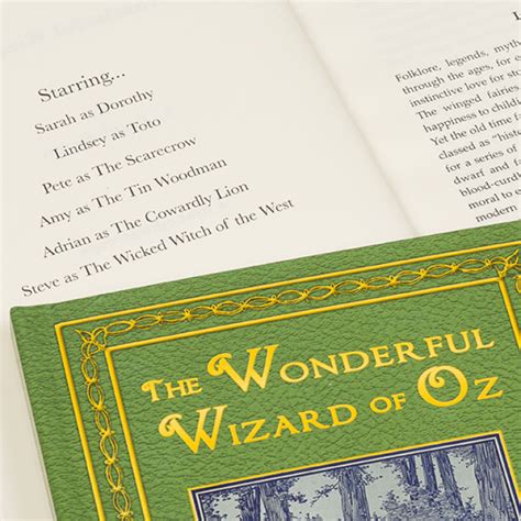 The Wonderful Wizard Of Oz Personalized Kids Classic Novel Chapter