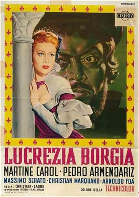 European Movie Poster Lucrezia Borgia