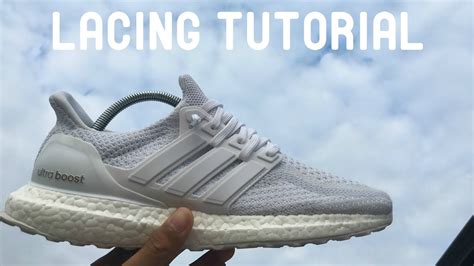 The primeknit, lace cage, and heel frames even look lighter on the new design. HOW TO LACE Adidas Ultra Boost 2.0 "Triple White" - YouTube