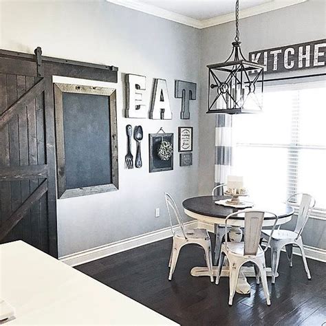 Our Dining Room Styled With Farmhouse Touches Is Up Onhellip Rustic