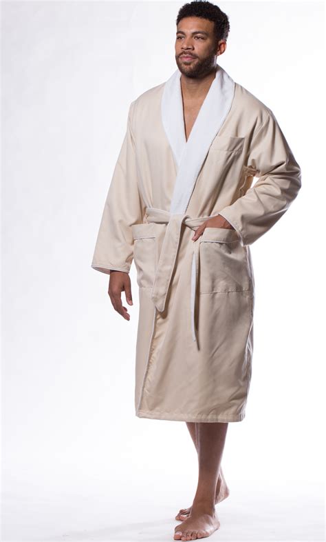 Luxury Bathrobes Luxury Microfiber Plush Lined Robe Nude Preorder