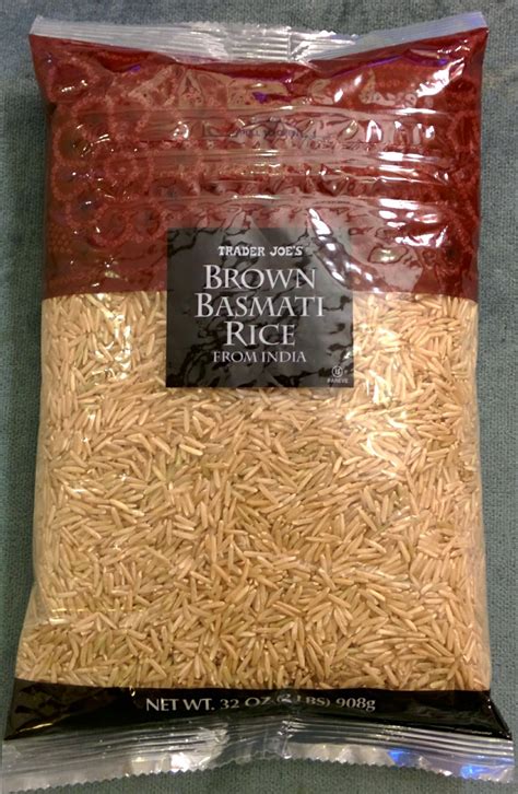Trader Joes Nutrition Labels Trader Joes Brown Basmati Rice
