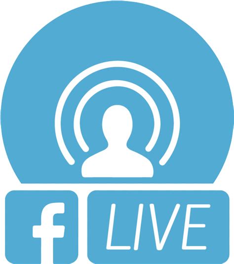 Facebook Live Streaming Facebook Live Logo Png Transparent Png Free