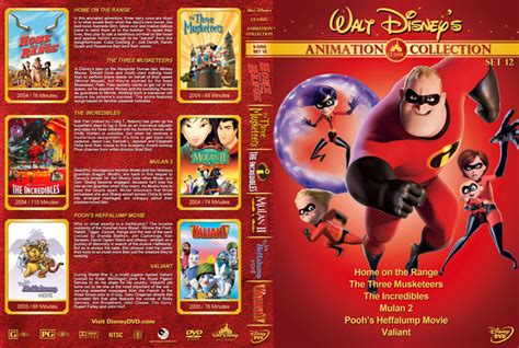 Walt Disneys Classic Animation Set 12 Dvd Cover 2004 2005 R1 Custom