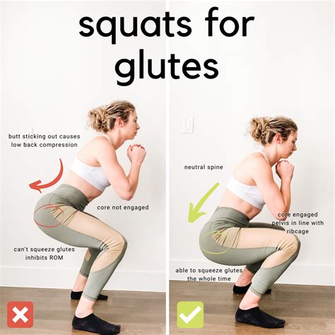 bigger glutes with squats glutes workout squat workout squats