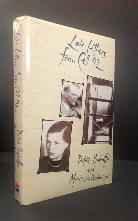 Love Letters From Cell 92 By Bonhoeffer Dietrich And Von Wedemeyer
