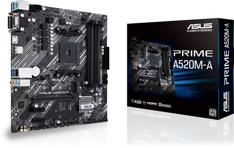 Prime A520m A Micro Atx Am4 Motherboard