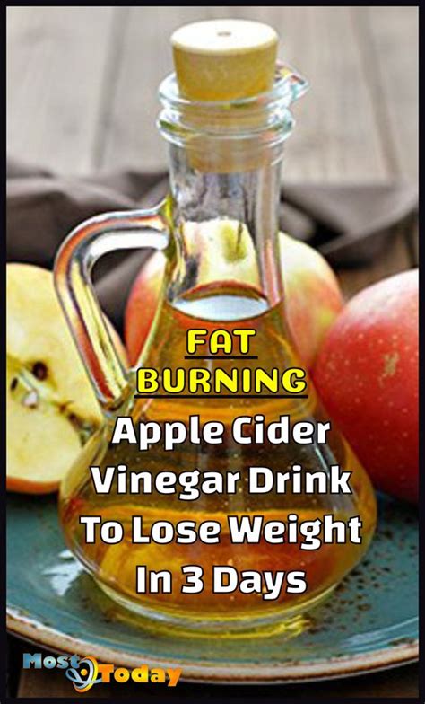 fat burning apple cider vinegar drink to lose weight in 3 days tips dietz